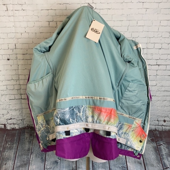 Nike NWT Winter Coat 6.0 Kesek Jacket Purple White Sz S Snowboard Ski Deadstock - Picture 12 of 16
